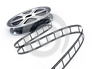 Movie films spool