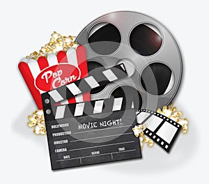 Movie Hollywood Popcorn