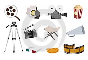 Movie icon set