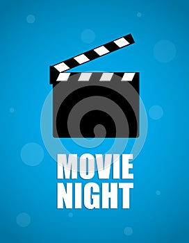 Movie night background