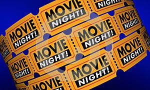 Movie Night Tickets Showtime Cinema Theater Film