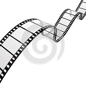 movie or photographic film strip roll background