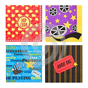 Movie Popcorn Napkins