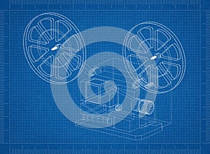 Movie projector Architect blueprint