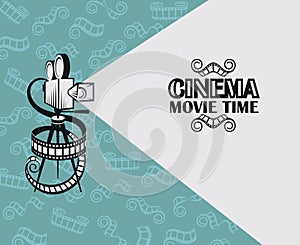 Movie projector background