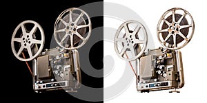 Movie projector isolated