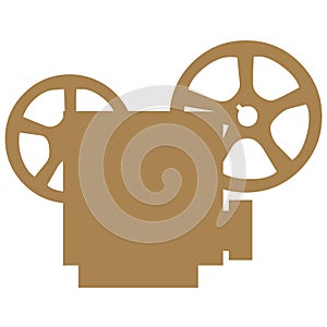 Movie projector symbols