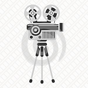 Movie projector vector illustration