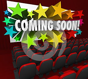 Movie Theatre Screen Coming Soon Preview Trailer New Attraction photo