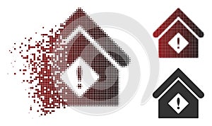 Moving Dot Halftone Problem Building Icon