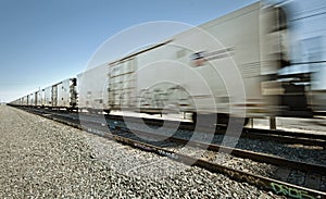 Moving Freight Train