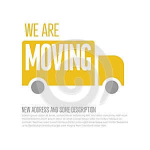 We are moving minimalistic flyertemplate