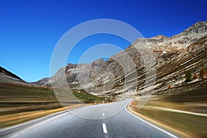 Moving mountains road