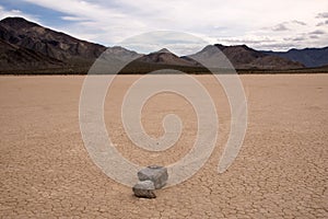 Moving Rocks, Death Valley NP, California, USA