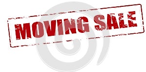 Moving sale