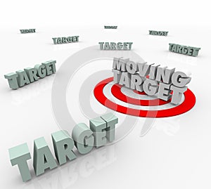 Moving Target Changing Plan Strategy Find Elusive Location