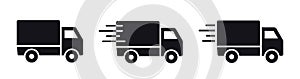 Moving Van and Moving Services Relocations Icon