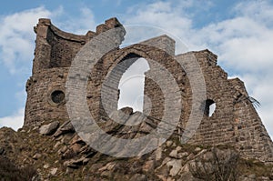 Mow Cop Folly on the Staffordshire/Cheshire border