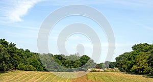 Work in the hay field in Missouri