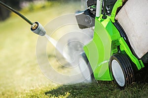 Mowing Machine Cleaning