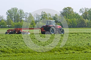 Mowing meadow