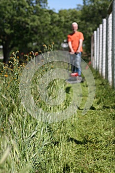 Mowing Weeds