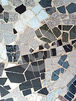 Mozaik art from ceramic