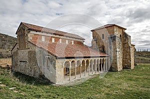 Mozarabic monastery of San Miguel de Escalada in Leon