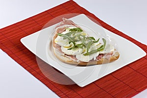 Mozarella sandwich