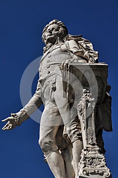 Mozart statue in Vienna Austria