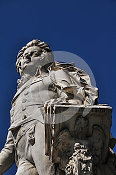 Mozart statue in Vienna Austria