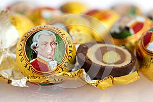 The Mozartkugel, a sweet confection of Austria