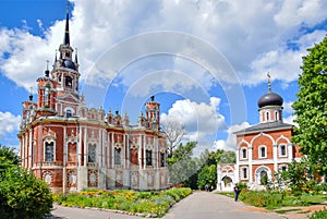 Courtyard of the Novo-Nikolsky Cathedral in Mozhaysk