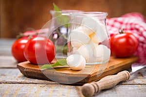 Mozzarella and basilicas