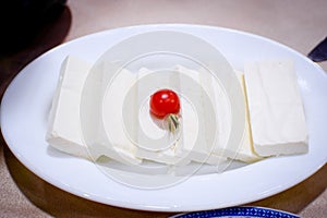 Mozzarella and cherry tomato