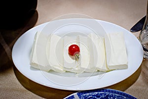 Mozzarella and cherry tomato