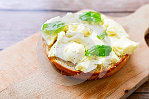 Mozzarella sandwich