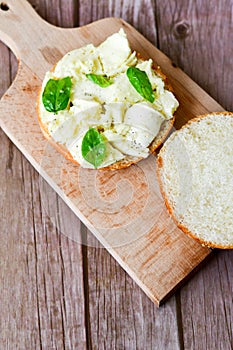 Mozzarella sandwich