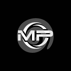 MP Logo Monogram Design Template