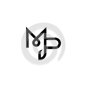 MP Logo, MP Monogram, Initial MP Logo, Letter MP Logo, Letter MP Icon