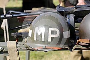 MP military police helmet