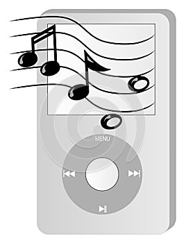 Mp3 player with music