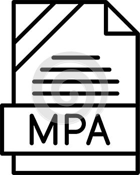 MPA Outline Vector Icon