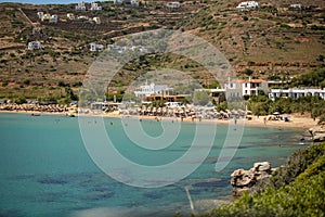 mpatsi or batsi city in andros island greece