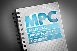 MPC - Marginal Propensity to Consume acronym