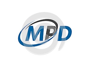 MPD letter creative modern elegant logo design
