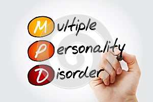 MPD - Multiple Personality Disorder acronym