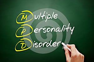 MPD - Multiple Personality Disorder acronym