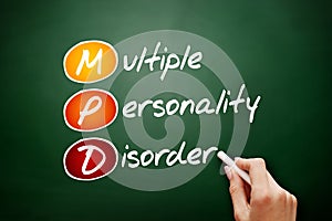 MPD - Multiple Personality Disorder acronym