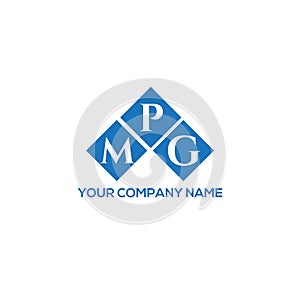 MPG letter logo design on white background. MPG creative initials letter logo concept. MPG letter design